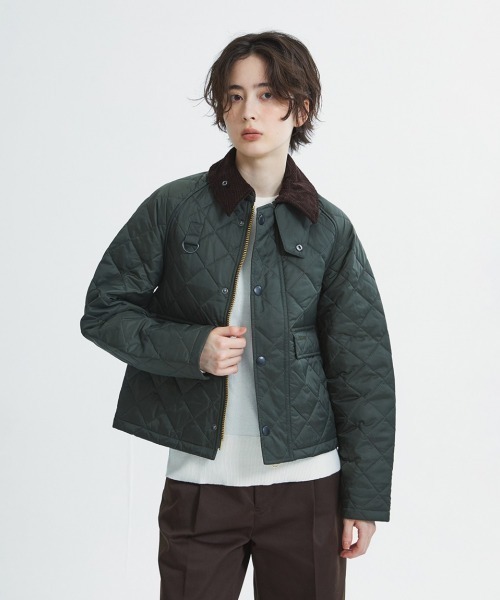 Kinetics（キネティクス）の「Barbour Spey Quilted Blouson（バブアー スペイ キルティング ブルゾン）（ブルゾン・メンズ・オリーブ系・34/36）」の12枚目の写真