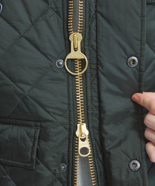 Kinetics（キネティクス）の「Barbour Spey Quilted Blouson（バブアー スペイ キルティング ブルゾン）（ブルゾン・メンズ・オリーブ系・34/36）」の18枚目の写真