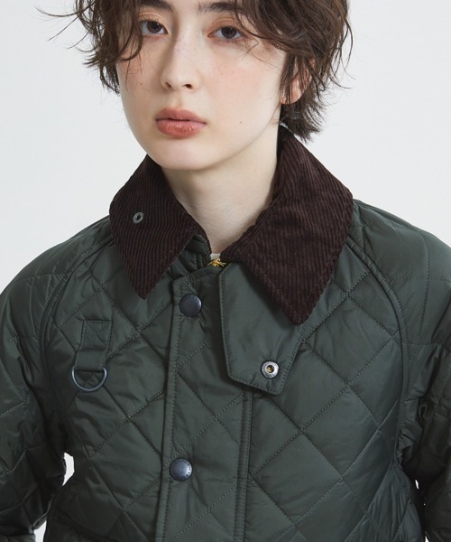 Kinetics（キネティクス）の「Barbour Spey Quilted Blouson（バブアー スペイ キルティング ブルゾン）（ブルゾン・メンズ・オリーブ系・34/36）」の20枚目の写真