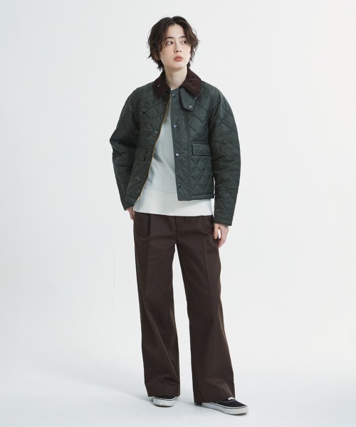 Kinetics（キネティクス）の「Barbour Spey Quilted Blouson（バブアー スペイ キルティング ブルゾン）（ブルゾン・メンズ・オリーブ系・34/36）」の21枚目の写真