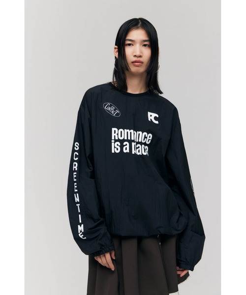 FELICITY(フェリシティ)の「Nylon Logo L/T-Shirt(Tシャツ/カットソー・レディース・ブラック/ホワイト・2)」の1枚目の写真