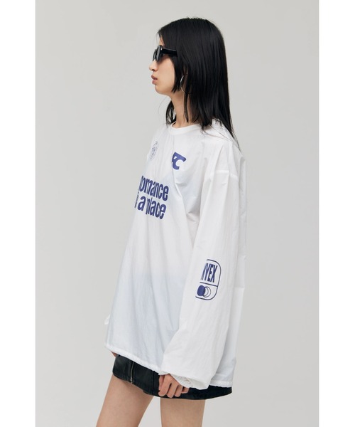 FELICITY(フェリシティ)の「Nylon Logo L/T-Shirt(Tシャツ/カットソー・レディース・ブラック/ホワイト・2)」の4枚目の写真