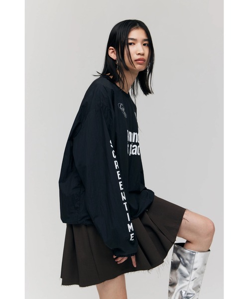 FELICITY(フェリシティ)の「Nylon Logo L/T-Shirt(Tシャツ/カットソー・レディース・ブラック/ホワイト・2)」の6枚目の写真