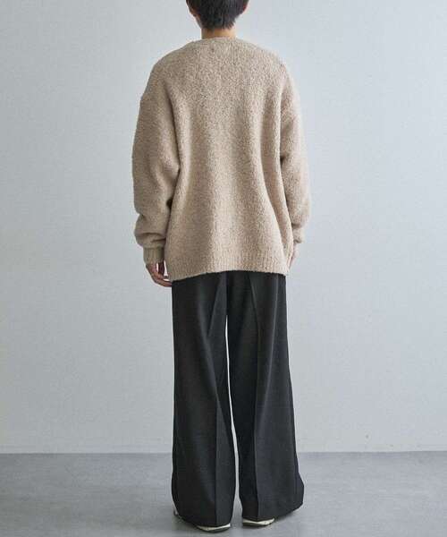 CRAFT STANDARD BOUTIQUE（クラフトスタンダードブティック）の「ウールライクポリツイルワイドパンツ（その他パンツ・メンズ・ベージュ/ブラウン/ブラック/グレー・S/M/L）」の6枚目の写真