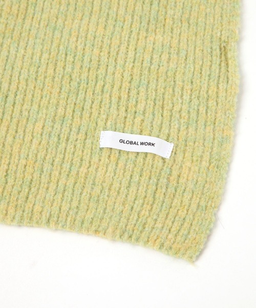 GLOBAL WORK（グローバルワーク）の「フワフワHugMeマフラー/595919（マフラー・レディース・ライトグリーン/レッド/オフホワイト/グレー・FREE）」の10枚目の写真