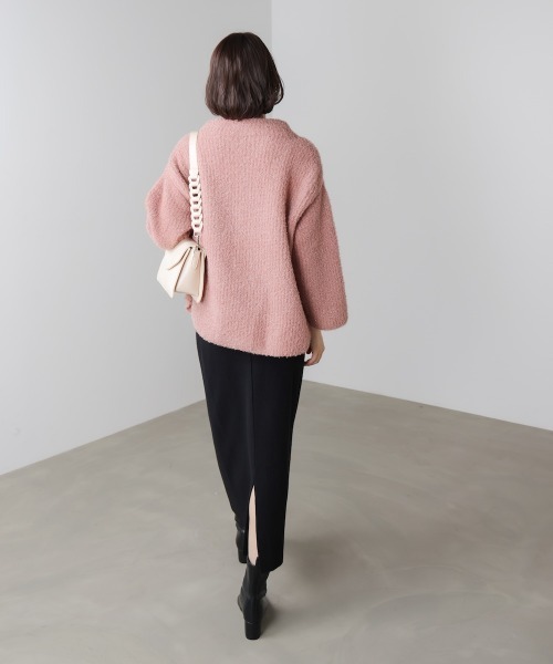Bou Jeloud(ブージュルード)の「フィルムラメハイネックニットプルオーバー(ニット/セーター・レディース・ピンク/チャコールグレー/ブルー・FREE)」の20枚目の写真