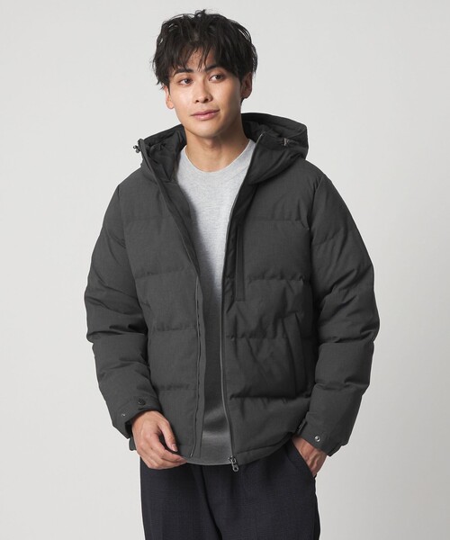 A DAY IN THE LIFE UNITED ARROWS（アデイインザライフユナイテッドアローズ）の「ウールライク ダウンブルゾン-防風・撥水-＜A DAY IN THE LIFE＞（ダウンジャケット/コート・メンズ・ブラック/ベージュ/ダークグレー・S/L/XL/M）」の9枚目の写真