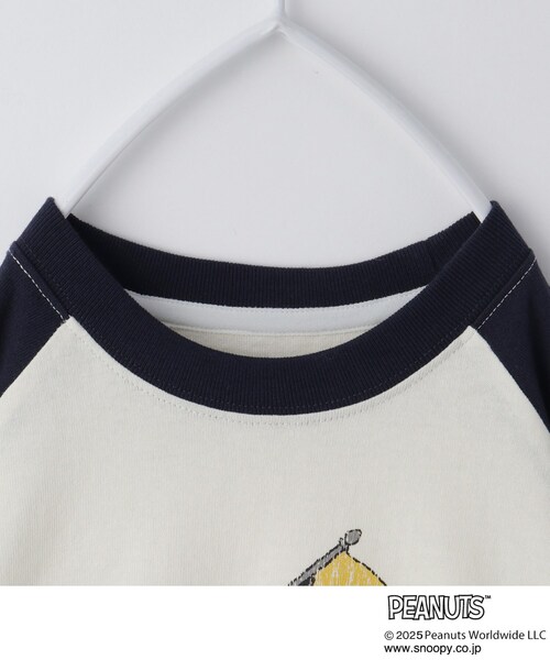 THE SHOP TK (ザ ショップ ティーケー )の「PEANUTS/ピーナッツ ラグランTシャツ(Tシャツ/カットソー・キッズ・ネイビー系4/ブラック系4/ベージュ系その他7・11/12/13/14/15 /16)」の5枚目の写真