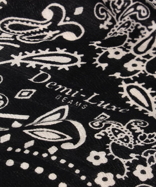 manipuri（マニプリ）の「【別注】ｍanipuri / バンダナ タッセル ストール（ストール/ショール・レディース・ブラック/ホワイト・ONE SIZE）」の11枚目の写真