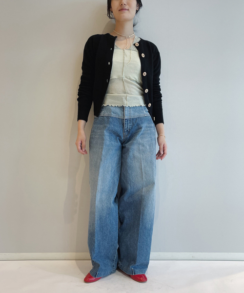 BASERANGE(ベースレンジ)の「Baserange/ベースレンジ TIER カーディガン PUTCRC-WI25(カーディガン/ボレロ・レディース・ブラック・FREE)」の5枚目の写真