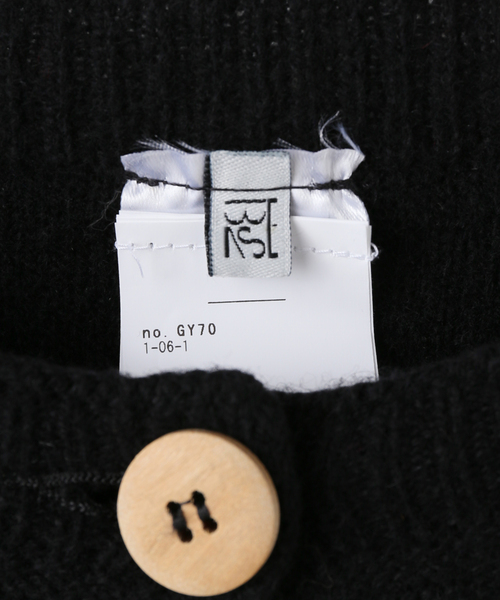 BASERANGE(ベースレンジ)の「Baserange/ベースレンジ TIER カーディガン PUTCRC-WI25(カーディガン/ボレロ・レディース・ブラック・FREE)」の11枚目の写真