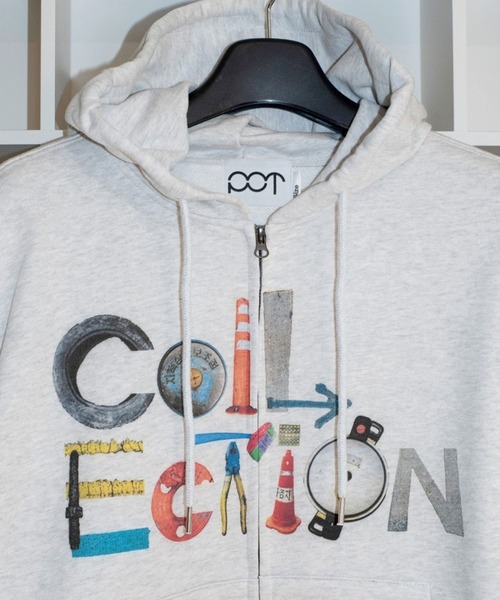 ALAND(エーランド)の「【UNISEX】POT/コレクションフードジップアップ(パーカー・レディース・ライトグレー・MEDIUM/SMALL)」の8枚目の写真
