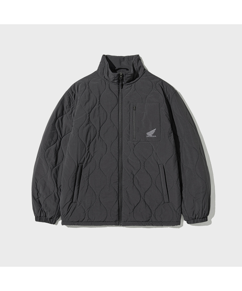 PHYPS MOTORCYCLE(フィップスモーターサイクル)の「Quilting Collarless Jacket Black(ダウンジャケット/コート・レディース・その他・X-LARGE/SMALL/MEDIUM/LARGE)」の1枚目の写真