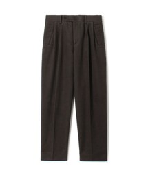 【未使用】 TOMORROWLAND 2プリーツ パンツ 50 グレー フランネラーナ 2プリーツパンツ | TOMORROWLAND (Men