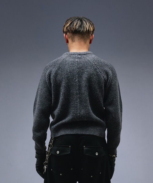 Metal Henry neck Thermal Knit /メタルヘンリーネックサーマルニット 