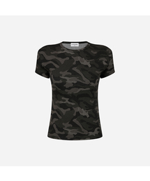 LANGER（ランガー）の「camouflage cap padded t-shirt（Tシャツ/カットソー）」