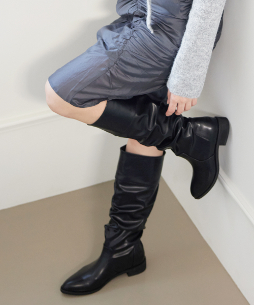 CESTI(セスティ)の「エッセンシャルスラウチロングブーツ (ブラック)(ブーツ・レディース・ブラック・23.5cm/24cm/24.5cm/25cm/22.5cm/23cm)」の6枚目の写真