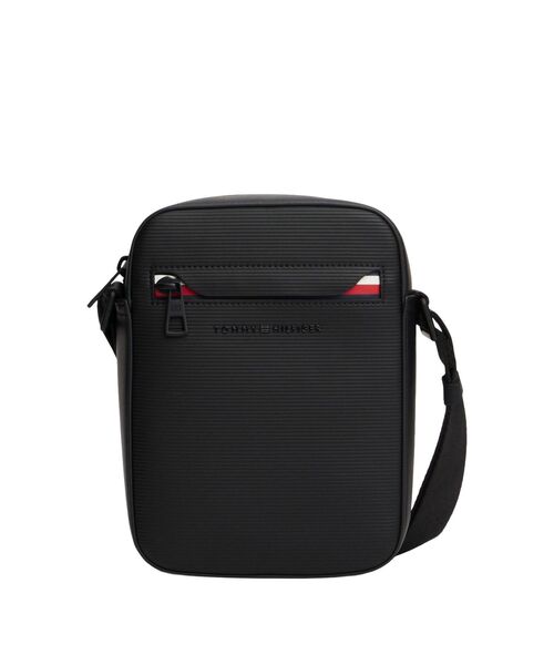 TOMMY HILFIGER(トミーヒルフィガー)の「コープミニリポーターバッグ(ボディバッグ/ウエストポーチ・メンズ・ブラック・FREE)」の1枚目の写真