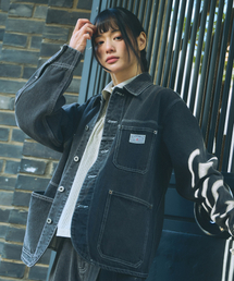 DENIM WORK JACKET [CHARCOAL]
