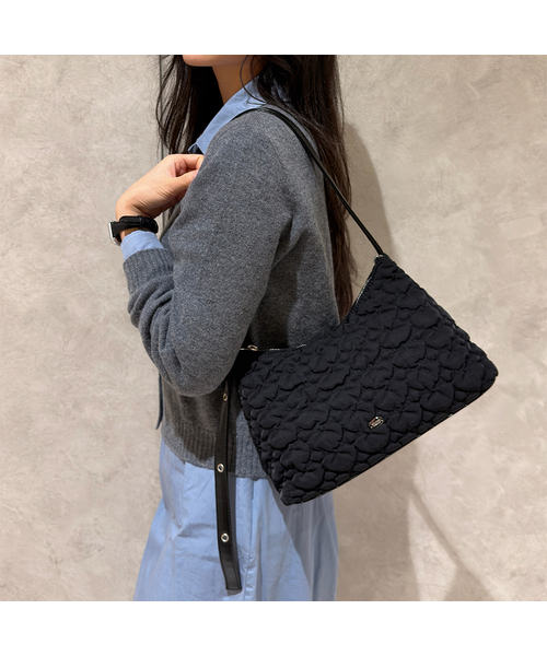 MCLANEE(マックラニー)の「リートキルティッドショルダー&クロスバッグ(ショルダーバッグ・レディース・ライトベージュ/ブラック・ONE SIZE)」の1枚目の写真