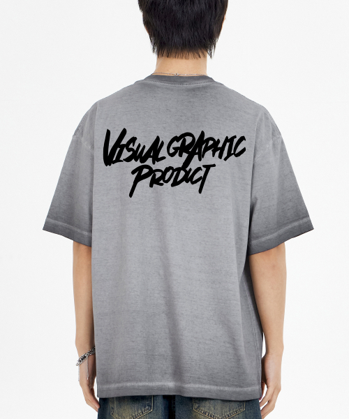 BY.L(バイエル)の「フェードピグメントグラフィットロゴ半袖Tシャツグレー(Tシャツ/カットソー・メンズ・その他・MEDIUM/LARGE/X-LARGE/XX-LARGE)」の1枚目の写真