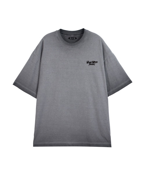 BY.L(バイエル)の「フェードピグメントグラフィットロゴ半袖Tシャツグレー(Tシャツ/カットソー・メンズ・その他・MEDIUM/LARGE/X-LARGE/XX-LARGE)」の2枚目の写真