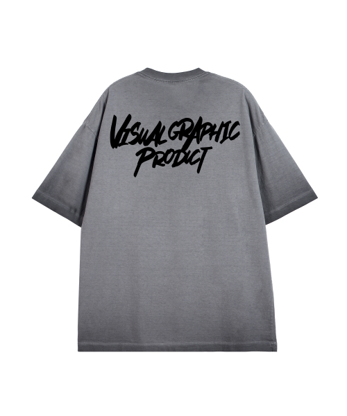 BY.L(バイエル)の「フェードピグメントグラフィットロゴ半袖Tシャツグレー(Tシャツ/カットソー・メンズ・その他・MEDIUM/LARGE/X-LARGE/XX-LARGE)」の3枚目の写真