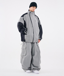 DOLL OUTERWEAR（ドラ アウターウェア）の「[DOLL x DUMDIDUM] 2526 ビタジャケット&パンツセット GRAY 男女共用（セットアップ）」
