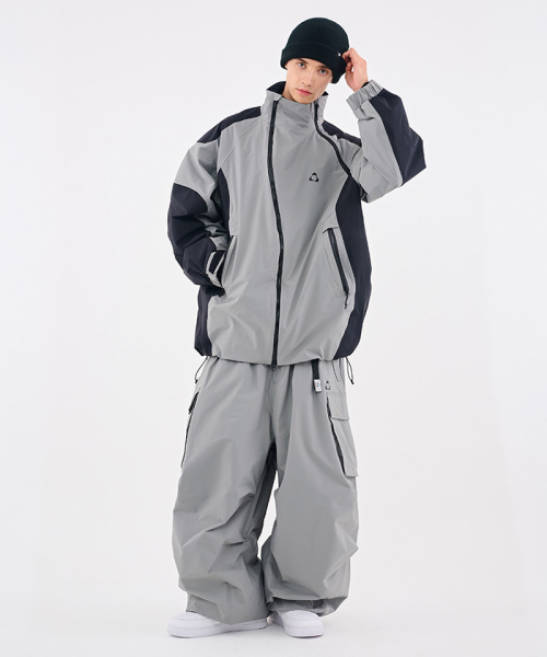 DOLL OUTERWEAR（ドラ アウターウェア）の「[DOLL x DUMDIDUM] 2526 ビタジャケット&パンツセット GRAY 男女共用（セットアップ・レディース・その他・SMALL/MEDIUM/LARGE/X-LARGE）」の5枚目の写真