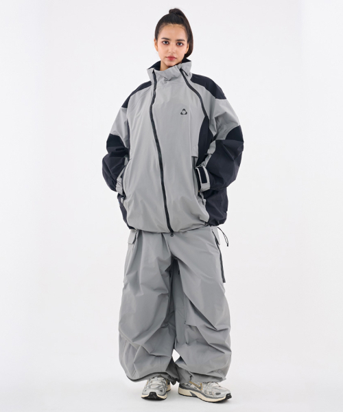 DOLL OUTERWEAR（ドラ アウターウェア）の「[DOLL x DUMDIDUM] 2526 ビタジャケット&パンツセット GRAY 男女共用（セットアップ・レディース・その他・SMALL/MEDIUM/LARGE/X-LARGE）」の4枚目の写真