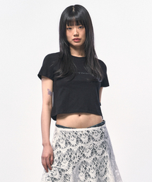シーウェア クロップTシャツ ブラック