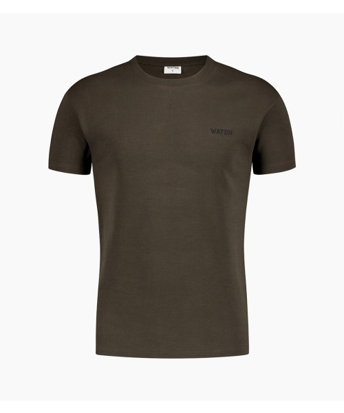 WAYDN(ウェイドゥン)の「スモールロゴ OG マッスルフィット 半袖 カーキ(Tシャツ/カットソー・メンズ・その他・LARGE/X-LARGE/XX-LARGE/MEDIUM)」の1枚目の写真