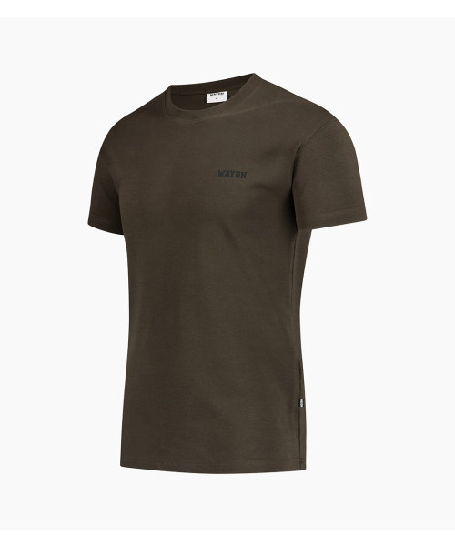 WAYDN(ウェイドゥン)の「スモールロゴ OG マッスルフィット 半袖 カーキ(Tシャツ/カットソー・メンズ・その他・LARGE/X-LARGE/XX-LARGE/MEDIUM)」の2枚目の写真