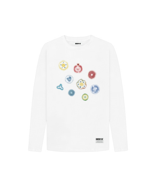 SEW-B(ソービー)の「オーバーサイズ JUICE 長袖Tシャツ(Tシャツ/カットソー・レディース・その他・FREE)」の3枚目の写真