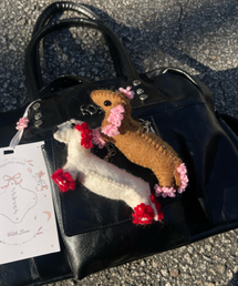 SIWEOL107（シウォル107）の「Worry Keyring (Brown)（キーケース/キーアクセサリー）」