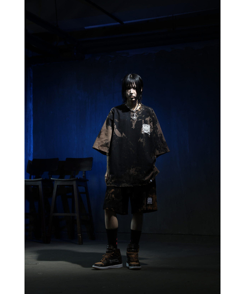 KIRTIMUKHA（キールティムカ）の「プリンティングフルブリーチ半袖Tシャツブラック（Tシャツ/カットソー・メンズ・その他・2/3）」の9枚目の写真