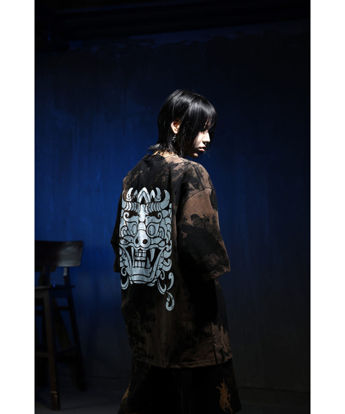 KIRTIMUKHA（キールティムカ）の「プリンティングフルブリーチ半袖Tシャツブラック（Tシャツ/カットソー・メンズ・その他・2/3）」の11枚目の写真