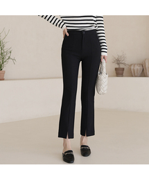 BBAEBBAE（ペッペ）の「Hidden banding spandex team black slacks（スラックス）」