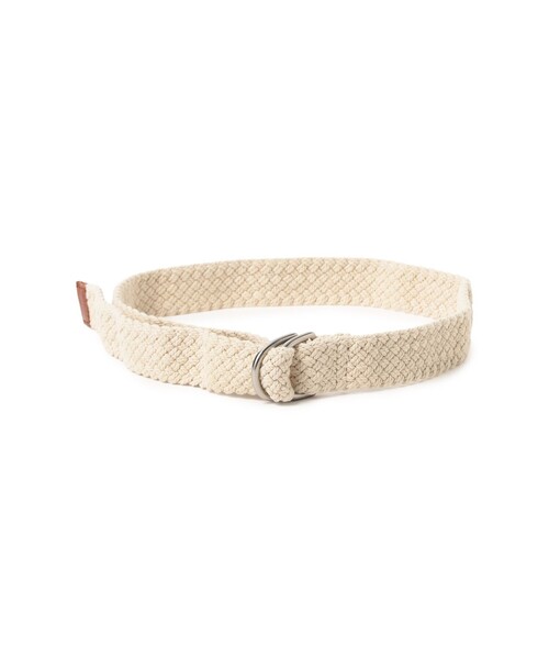 BEAMS PLUS（ビームスプラス）の「COTTON Mesh Belt（ベルト・メンズ・オフホワイト/レッド・S/M/L/XL）」の8枚目の写真