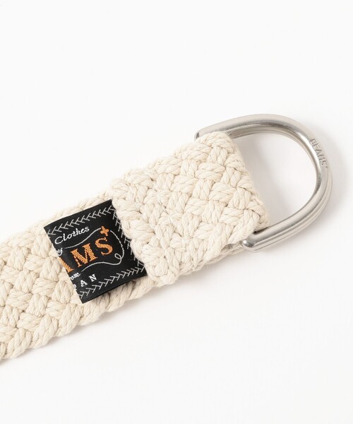 BEAMS PLUS（ビームスプラス）の「COTTON Mesh Belt（ベルト・メンズ・オフホワイト/レッド・S/M/L/XL）」の11枚目の写真