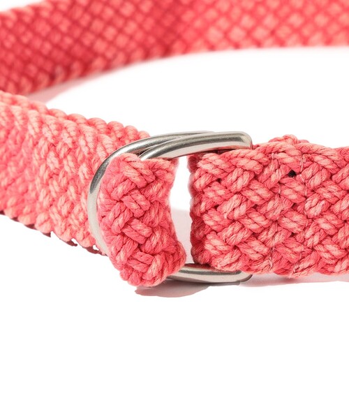 BEAMS PLUS（ビームスプラス）の「COTTON Mesh Belt（ベルト・メンズ・オフホワイト/レッド・S/M/L/XL）」の14枚目の写真