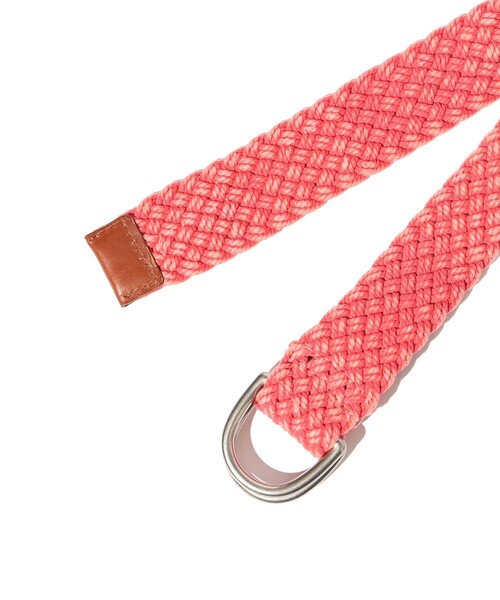 BEAMS PLUS（ビームスプラス）の「COTTON Mesh Belt（ベルト・メンズ・オフホワイト/レッド・S/M/L/XL）」の15枚目の写真