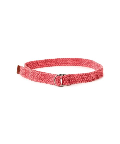 BEAMS PLUS（ビームスプラス）の「COTTON Mesh Belt（ベルト・メンズ・オフホワイト/レッド・S/M/L/XL）」の17枚目の写真