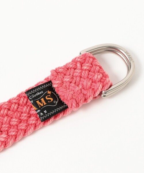BEAMS PLUS（ビームスプラス）の「COTTON Mesh Belt（ベルト・メンズ・オフホワイト/レッド・S/M/L/XL）」の20枚目の写真