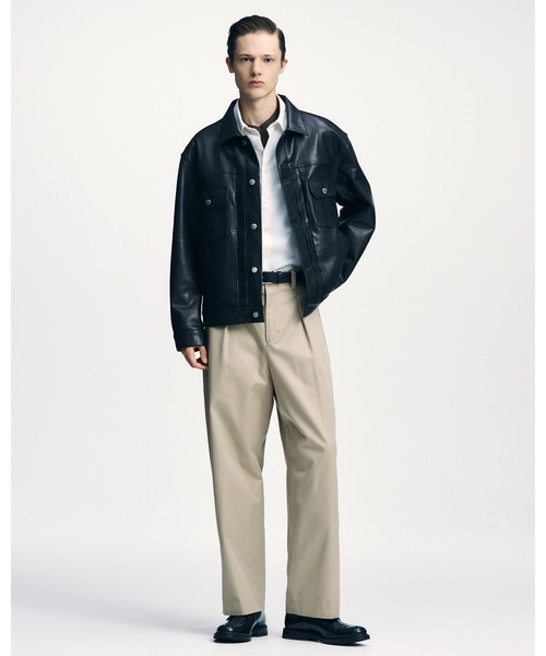 SOPHNET.（ソフネット）の「CHINO SLACKS（チノパンツ・メンズ・ブラック/ベージュ/ライトブルー・1/2/3/4/5）」の5枚目の写真