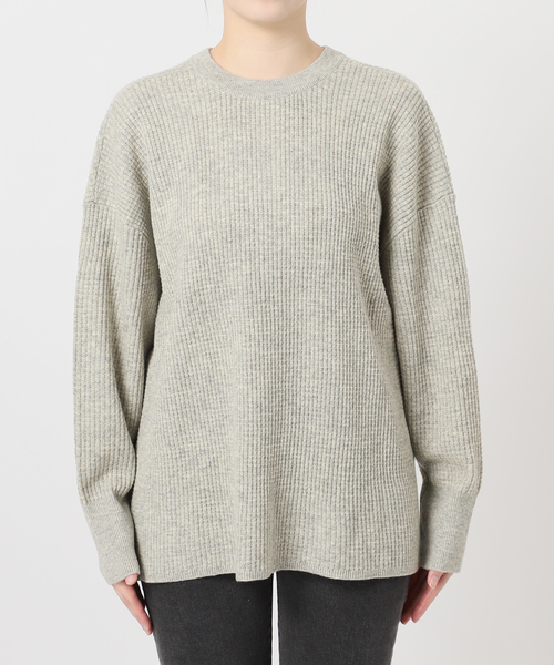 ウォッシャブルウールヘンリープルオーバー（ニット/セーター