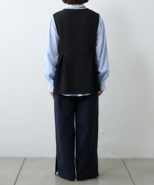 CIAOPANIC TYPY（チャオパニックティピー）の「≪オケージョン対応≫ツイードベスト付きパイピングラインパンツセット（その他パンツ・レディース・ベージュ/ネイビー・MEDIUM/SMALL）」の17枚目の写真