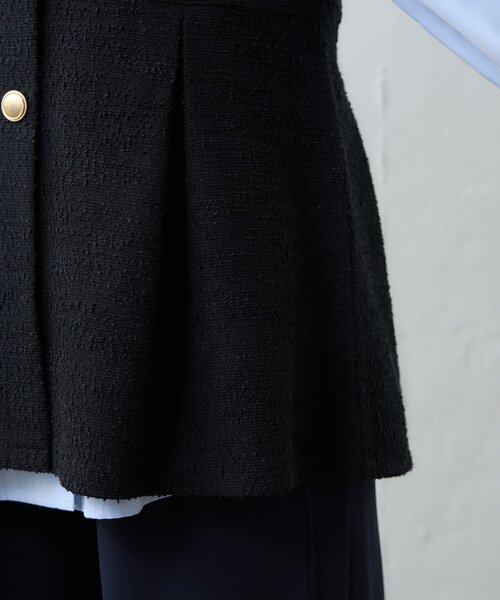 CIAOPANIC TYPY（チャオパニックティピー）の「≪オケージョン対応≫ツイードベスト付きパイピングラインパンツセット（その他パンツ・レディース・ベージュ/ネイビー・MEDIUM/SMALL）」の12枚目の写真