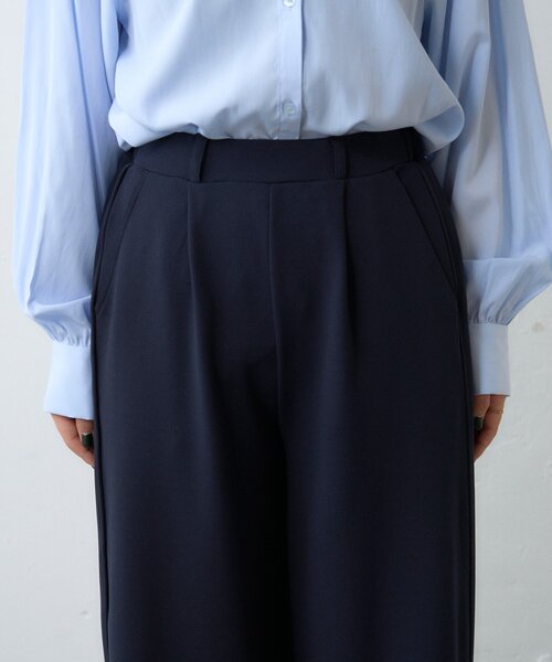 CIAOPANIC TYPY（チャオパニックティピー）の「≪オケージョン対応≫ツイードベスト付きパイピングラインパンツセット（その他パンツ・レディース・ベージュ/ネイビー・MEDIUM/SMALL）」の6枚目の写真