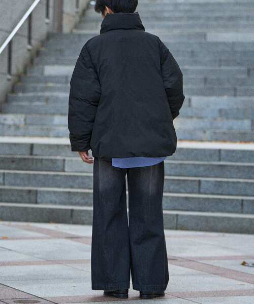 CRAFT STANDARD BOUTIQUE（クラフトスタンダードブティック）の「撥水/防風/ストレッチ/中綿入りスタンドジャケット（ブルゾン・メンズ・ブラック/グレイッシュベージュ・L/M/XL）」の9枚目の写真